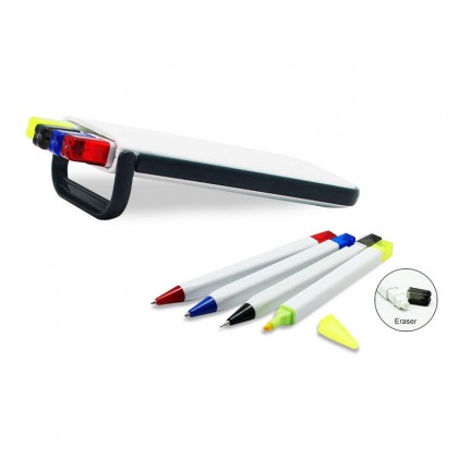 Quality Stationery Pen Pencil Eraser Highlighter Set | Promotional Item